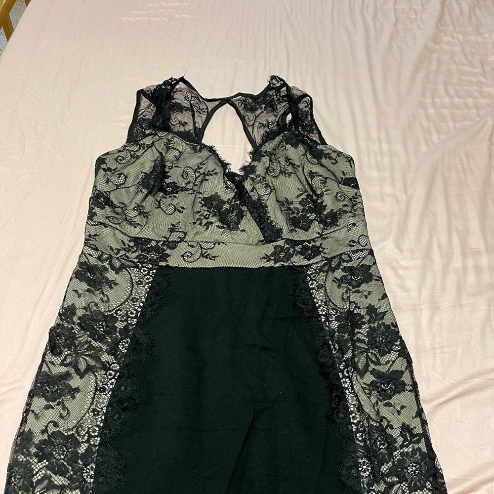 FTF black lace dress